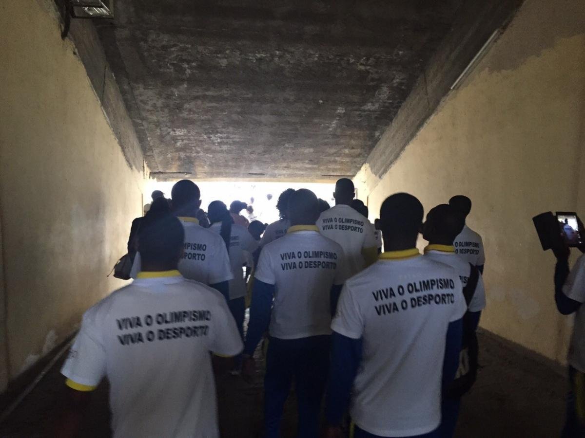 Dia Olímpico entrada para o estádio