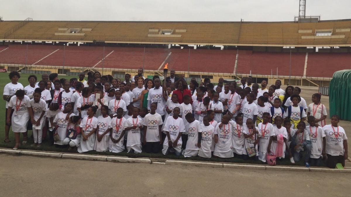 Dia Olímpico Foto Familia