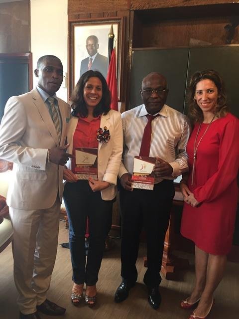 JNtyamba, Elsa Freire, Ministro Pinda Simão e Nádia Cruz