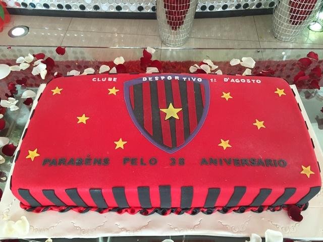 Bolo do 38 Aniversario do Clube 1 Agosto