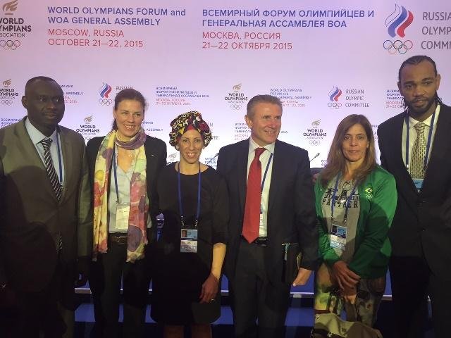 Olympian Family Pres Africa, Presi da comissao dos Atletas do Mundo, IOC VP, Brasil e angola