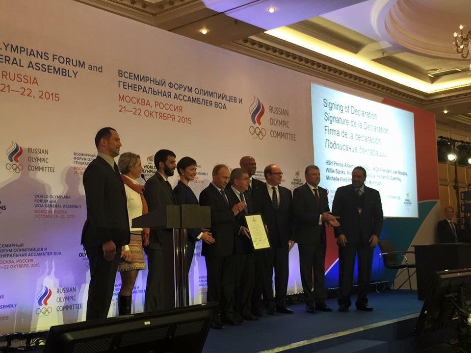 WOA & IOC Signing Declaration