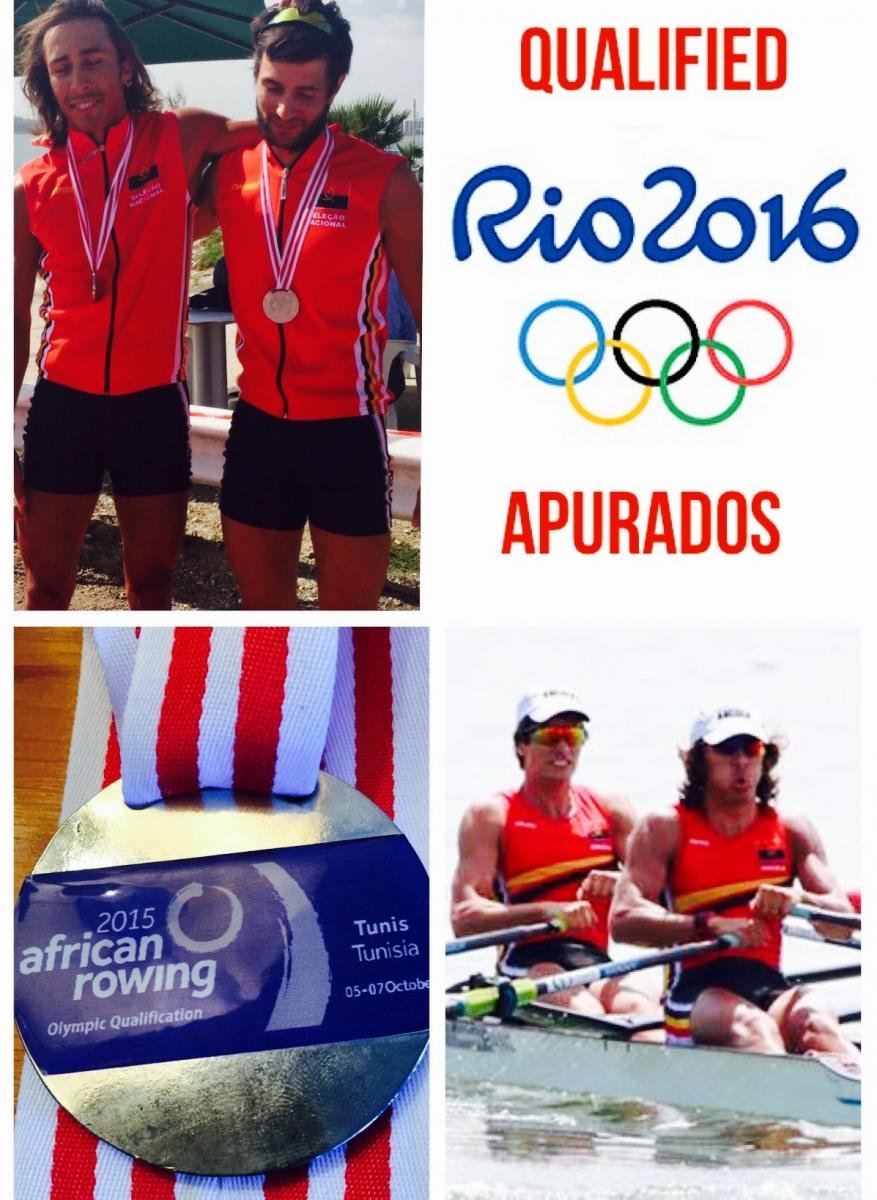 Angola Remo Qualificado para Jogos Olímpicos do Rio de Janeiro 2016