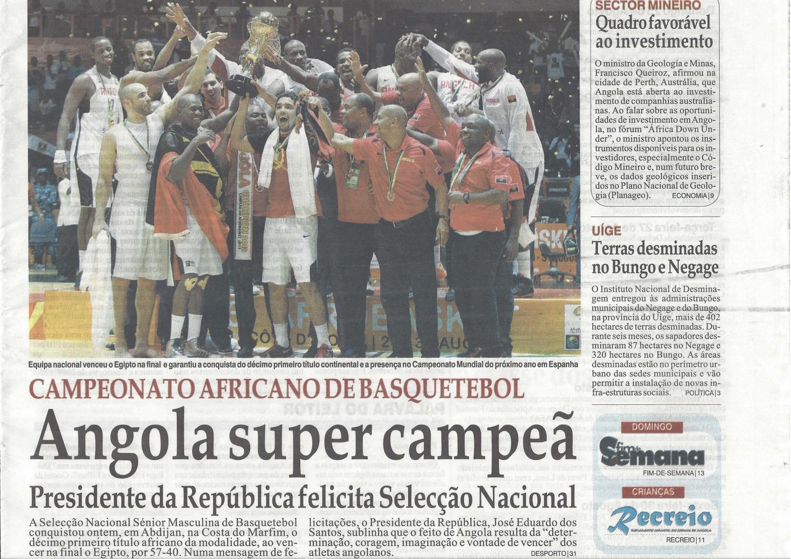 Campeões Africanos de Basquetebol