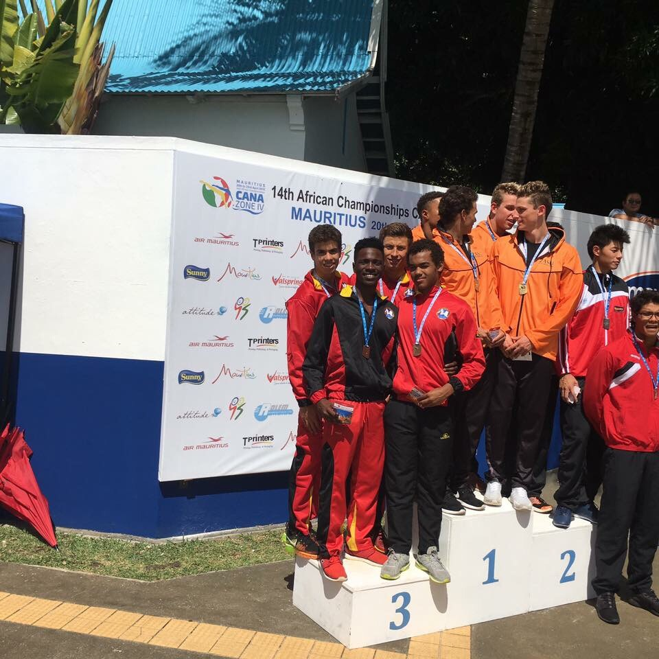 Estafeta Masculina no Podio