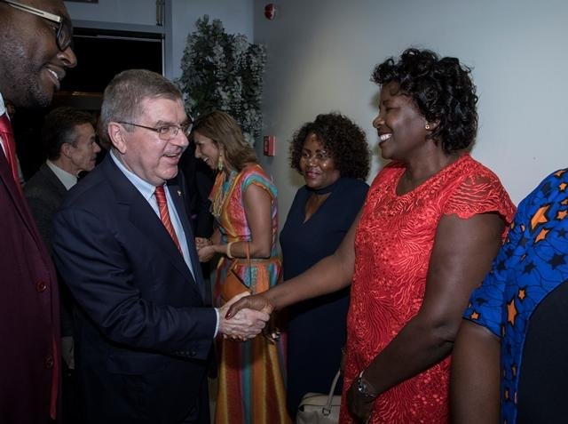 IOC Presidente Thomas Bach Chegada a Luanda e Jantar COA