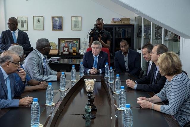 A Reuniao entre o IOC e o COA