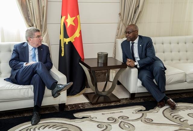 Presidente do IOC e Ministro dos Desportos