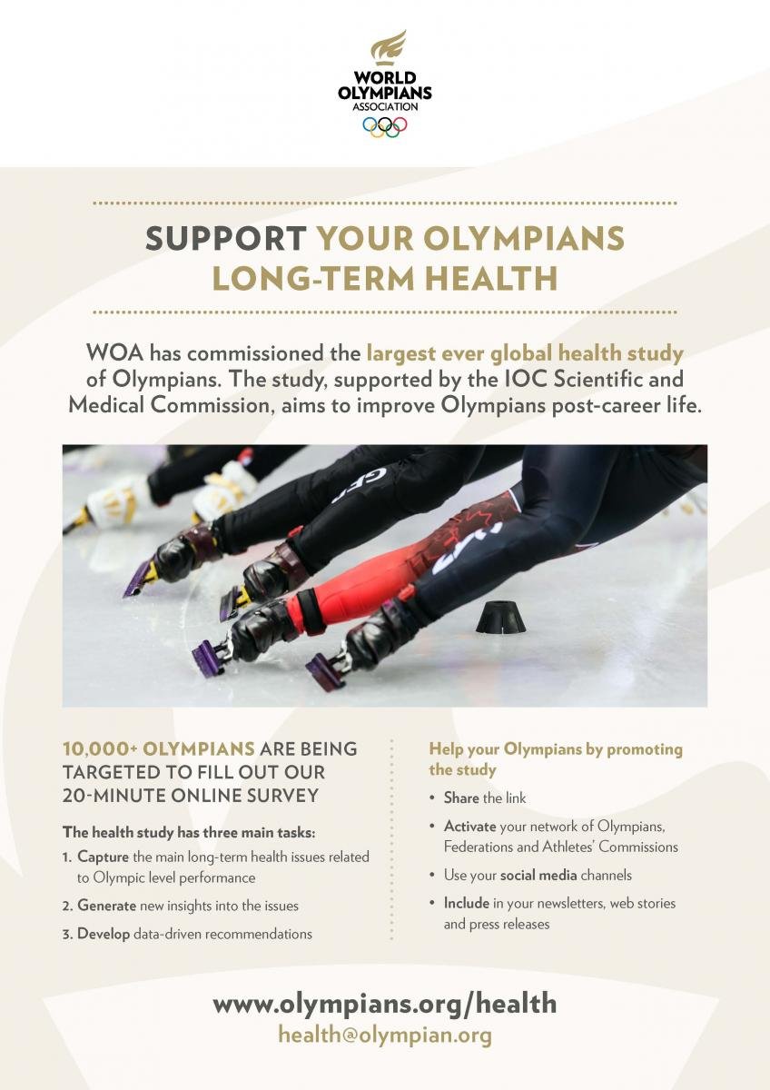 WOA Lança Estudo Olímpico sobre a Saúde