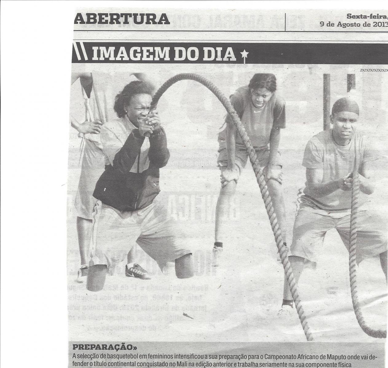 2013-08-09 Actividades Basq Feminino Preparação Rumo Africano @ JA