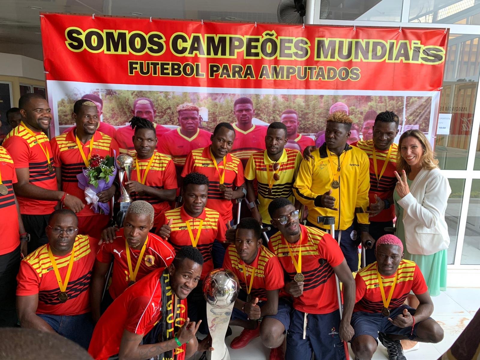 Angola Títular Mundial de Futebol de Muletas