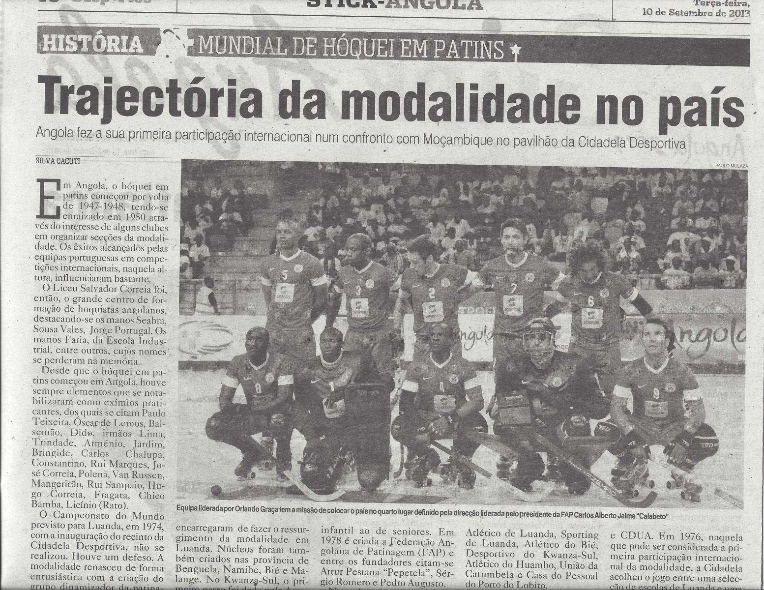 Seleção de Hóquei a participar no 41º Campeonato do Mundo de Hóquei