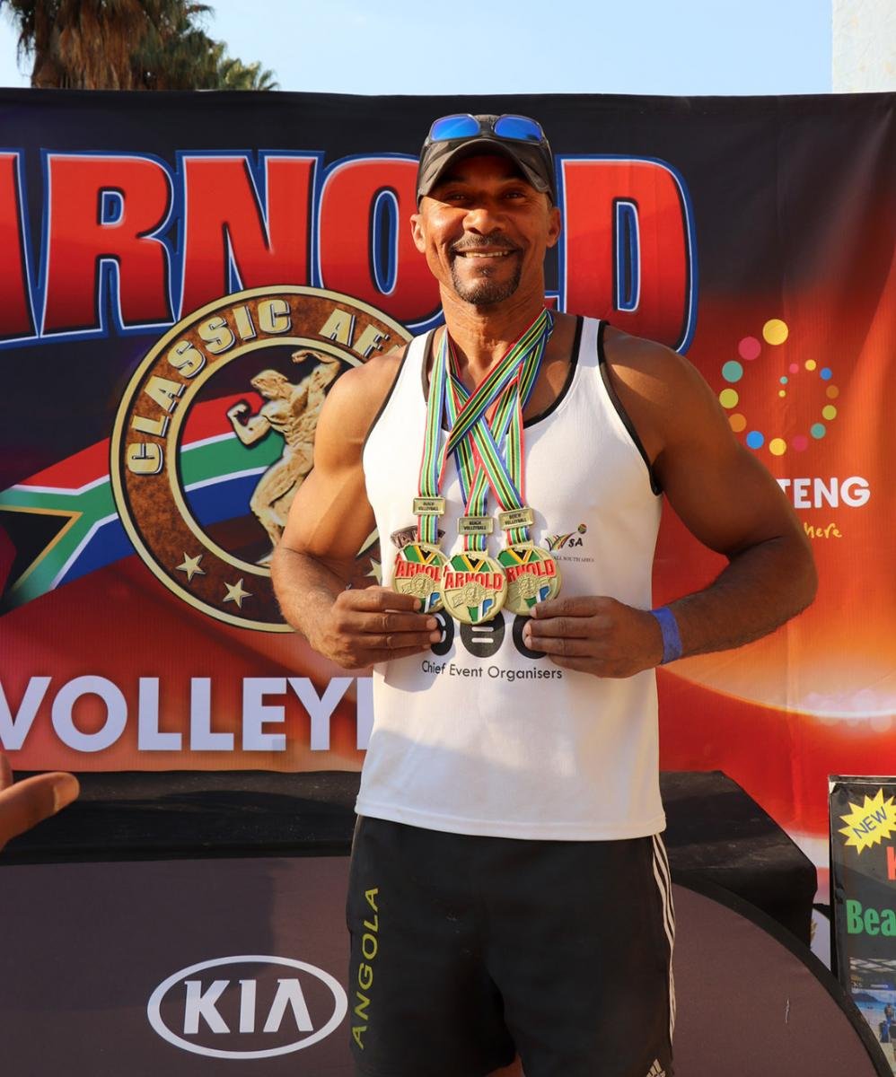 Voleibol de Praia 3 categorias 3 medalhas de Ouro