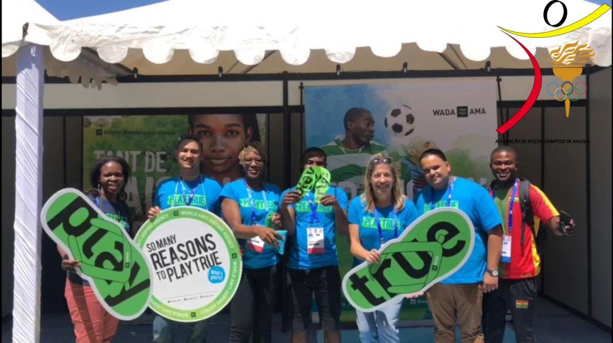 A Associação dos Atletas Olímpicos de Angola (AAOA) Inicia o trabalho de sensibilização na vila Rabat em Marroco