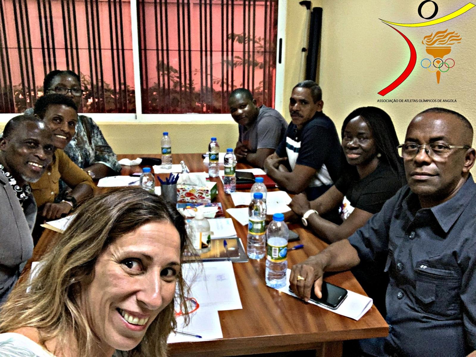A Presidente da Associação dos Atletas Olímpicos teve Reunida com os Presidente das Federações para abordar rumo a Tokyo