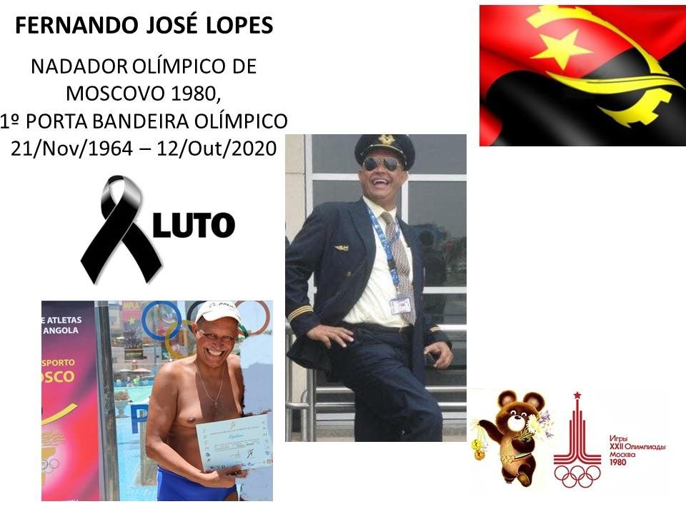 LUTO – Passamento Físico Nadador Olímpico e 1º Porta Bandeira Fernando Lopes