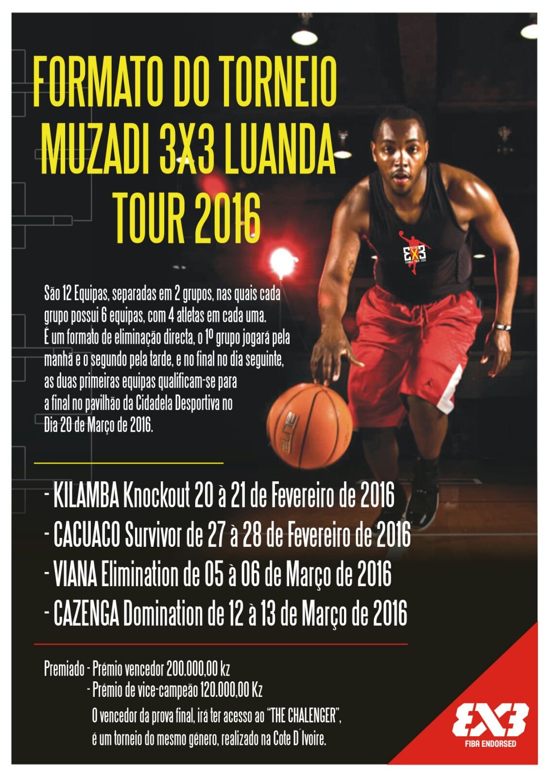 Basquetebol Muzadi 3×3 Luanda Tour 2016