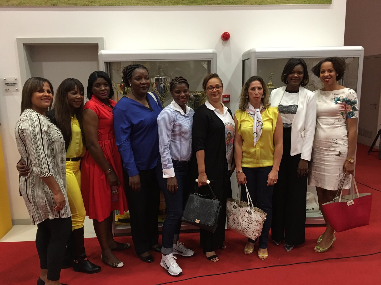 Atletas Olímpicas com Ms Edith Bongo