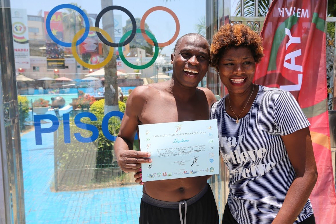 Diploma Atleta Mais Rápido para o Maratonista João Ntyamba